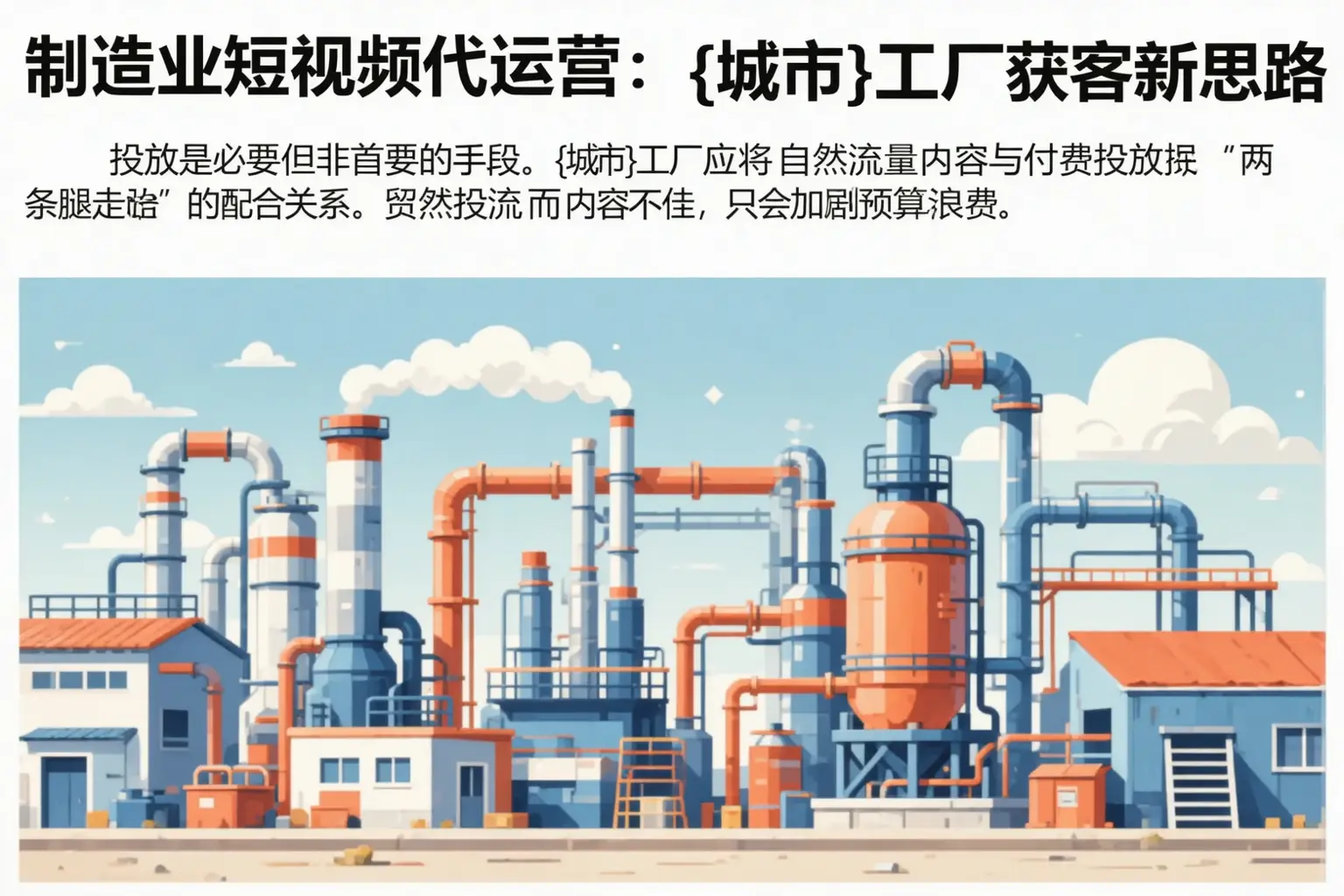 制造业短视频代运营:玉溪工厂获客新思路