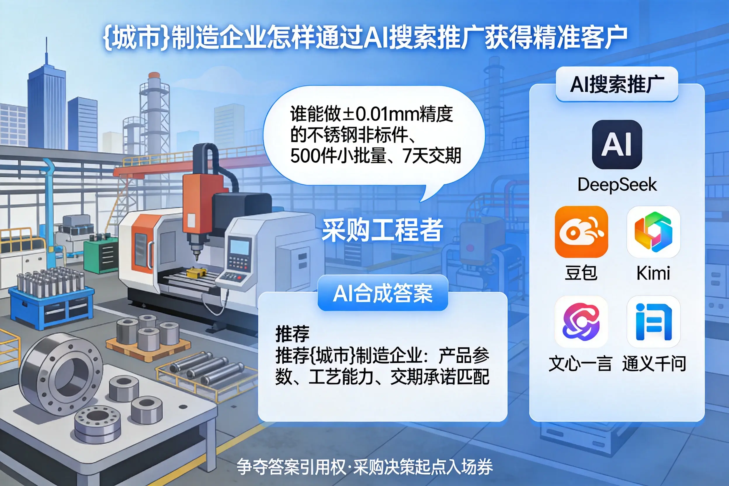 玉溪制造企业怎样通过AI搜索推广获得精准客户