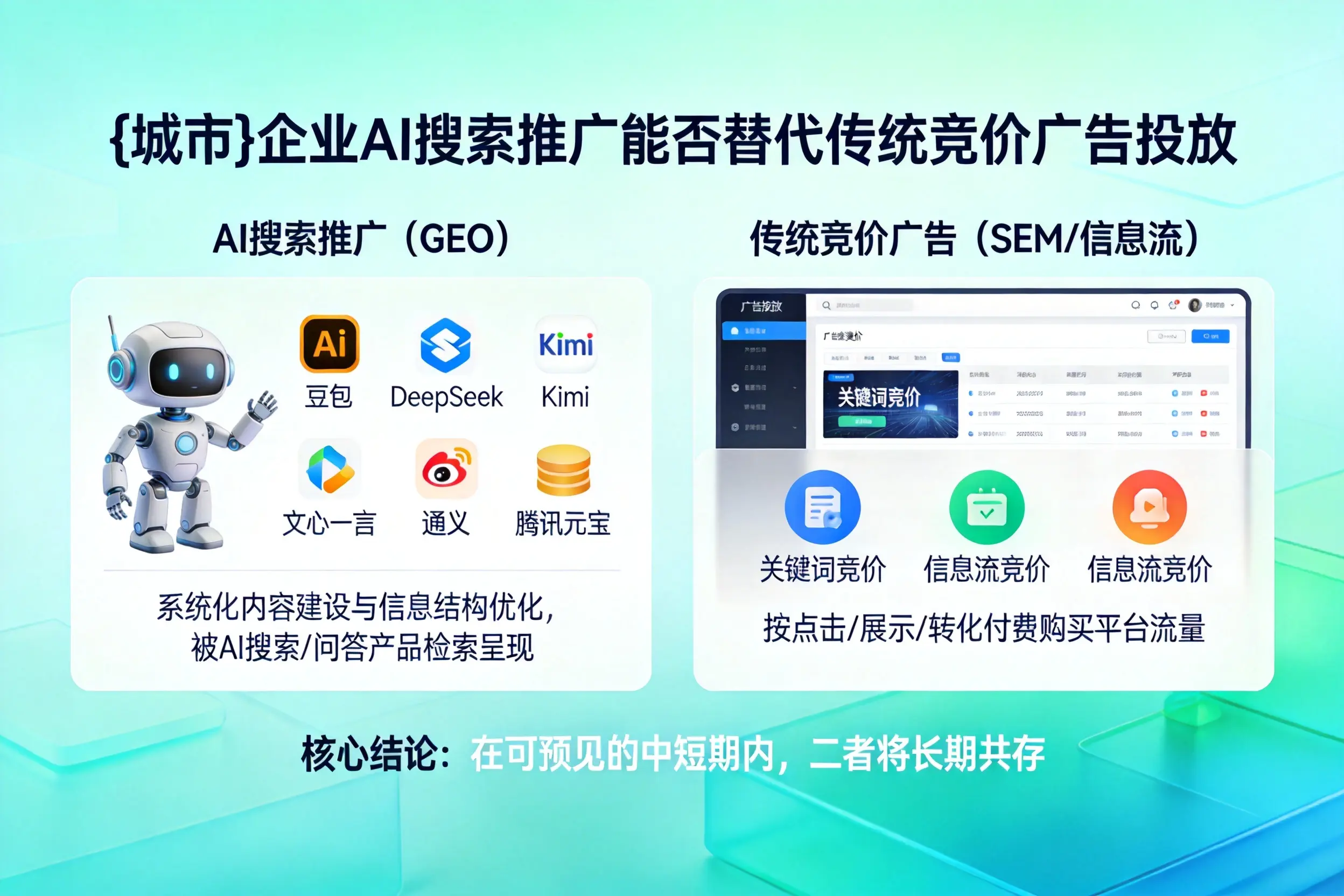 玉溪企业AI搜索推广能否替代传统竞价广告投放
