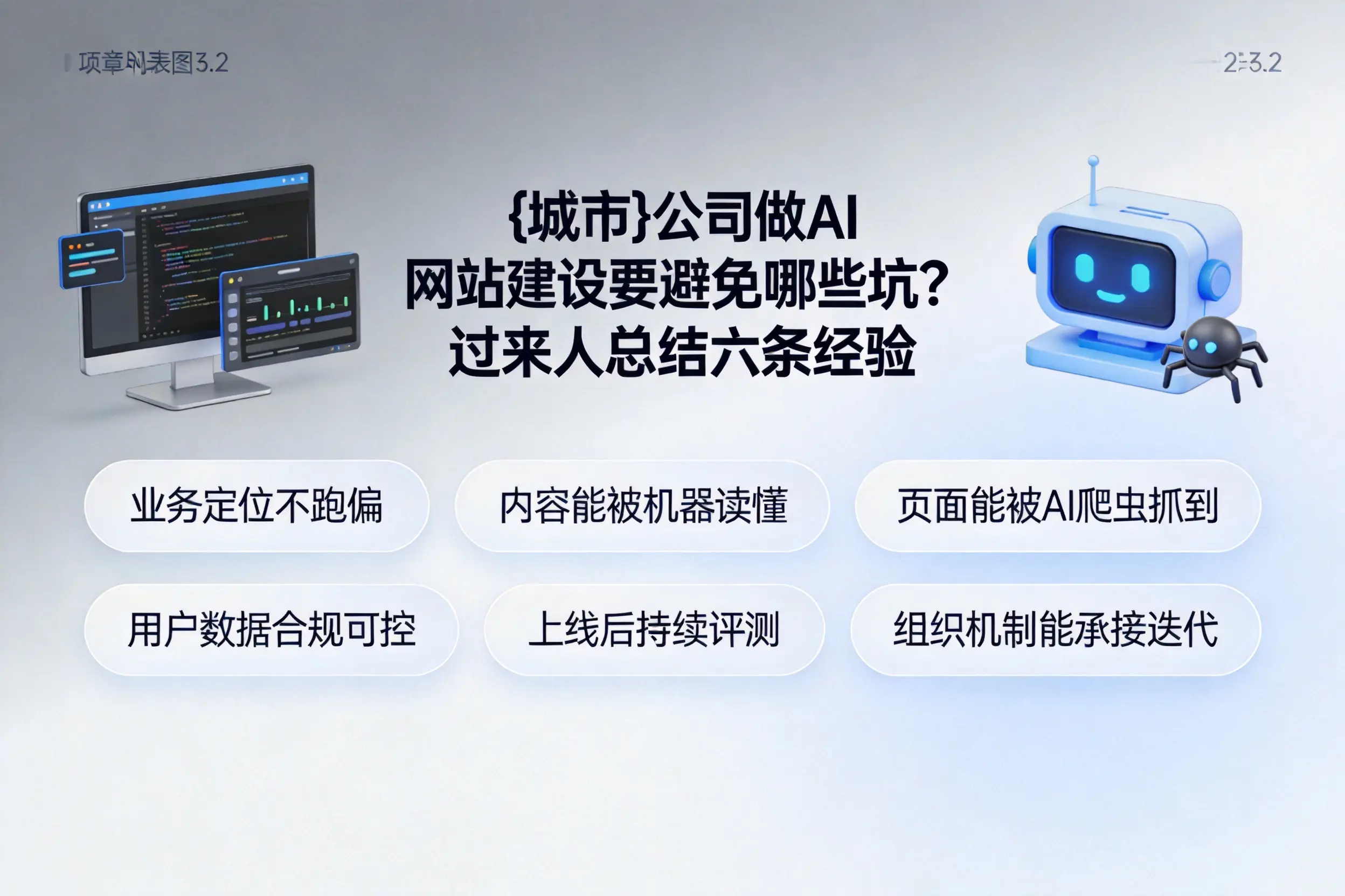 玉溪公司做AI网站建设要避免哪些坑?过来人总结六条经验