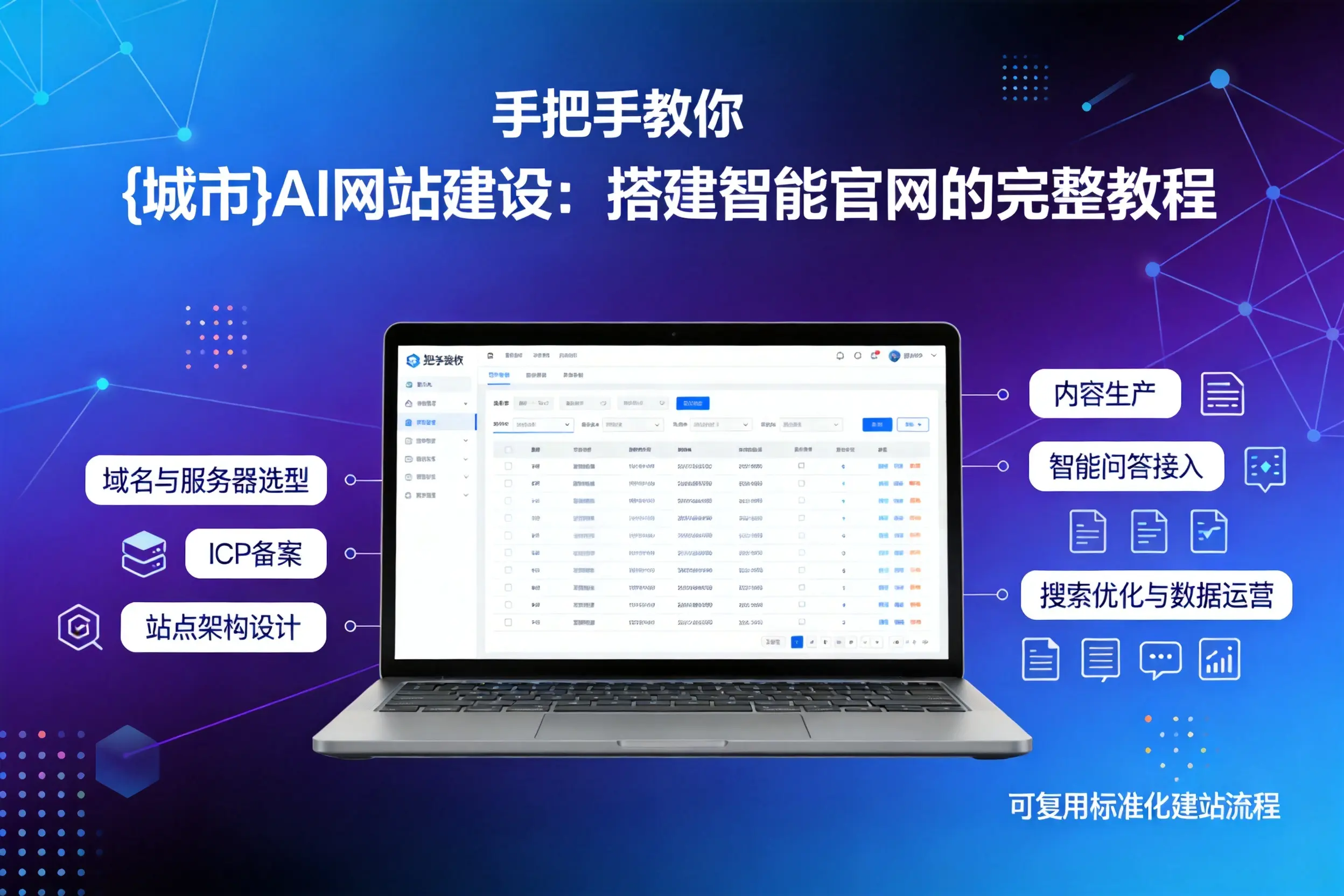 手把手教你玉溪AI网站建设：搭建智能官网的完整教程