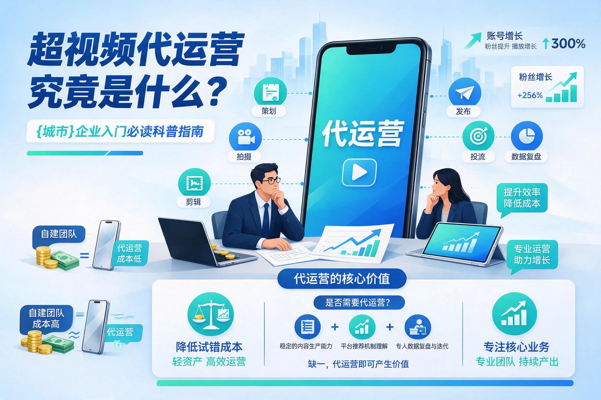 短视频代运营究竟是什么？玉溪企业入门必读科普指南